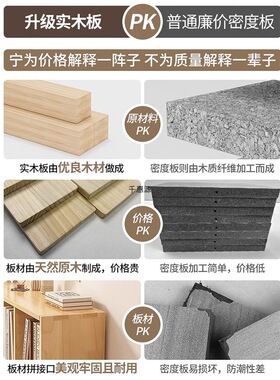 实木儿童书架置物架落地多层幼儿园收纳储物柜客厅家用组合柜书柜