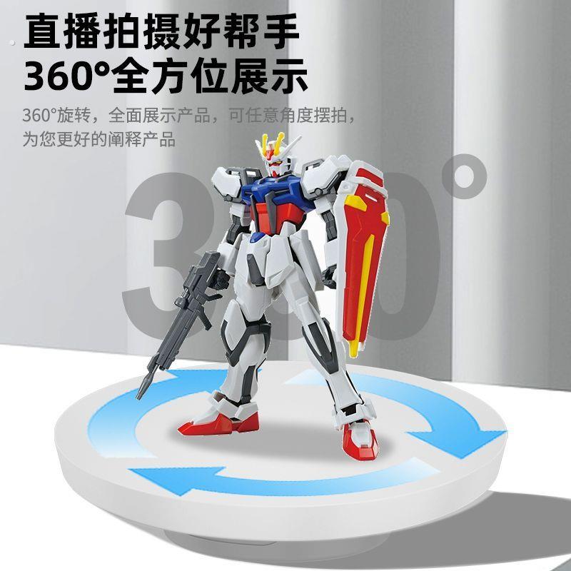 Automatic rotating display stand electronic turntable live model stand automatic jewelry ring display round display stand