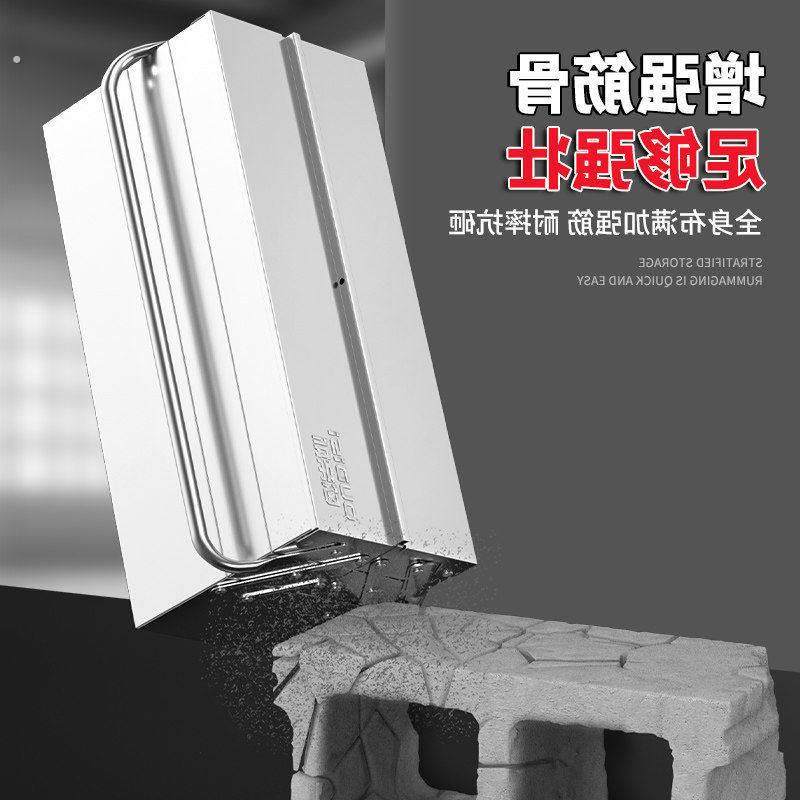不锈钢工具箱大号三层折叠家用车载多功能收纳铁皮双层加厚收纳盒,淘宝优惠券,粉丝福利购,淘宝优惠卷