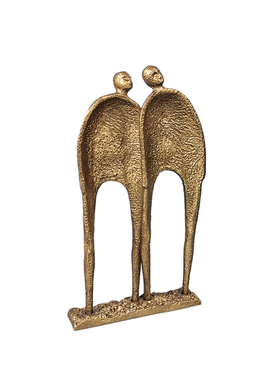 北欧家居样板间客厅创意金属人物抽象摆件别墅客厅酒柜简约装饰品