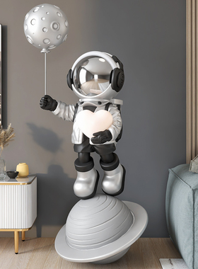 创意宇航员客厅落地摆件沙发电视柜旁太空人家居饰品乔迁新居礼品