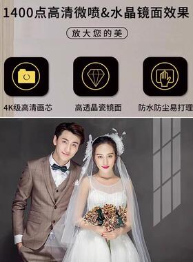 高级客厅影楼婚纱照相框挂墙组合结婚照全家福打印洗照片做成画框