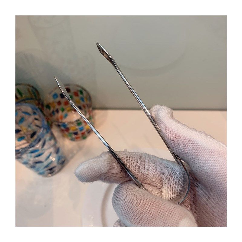 加厚304不锈钢方糖夹子小号金属冰夹冰块冰粒酒石冰钳食品水果夹,淘宝优惠券,粉丝福利购,淘宝优惠卷