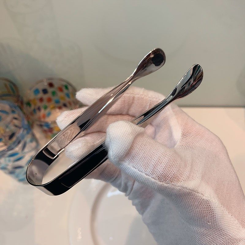 加厚304不锈钢方糖夹子小号金属冰夹冰块冰粒酒石冰钳食品水果夹,淘宝优惠券,粉丝福利购,淘宝优惠卷