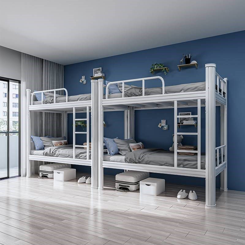 高低床铁艺床上下铺两层员工宿舍床双层学生公寓床铁架.床双人铁,淘宝优惠券,粉丝福利购,淘宝优惠卷