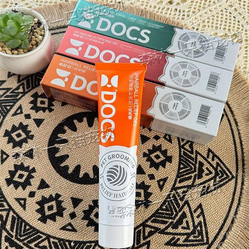 DOCS多可仕化毛膏猫咪专用温和排毛球片湿润护肠去毛球营养膏150g,淘宝优惠券,粉丝福利购,淘宝优惠卷