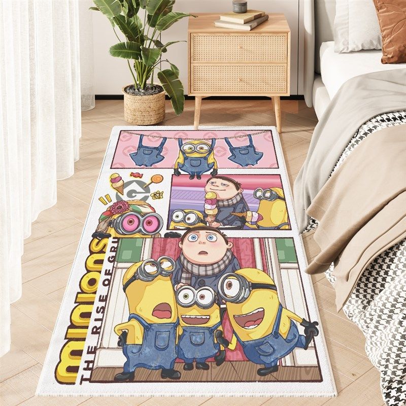 卡通儿童床边毯卧室可爱地毯客厅沙发地毯阅读区房间加厚飘窗地垫,淘宝优惠券,粉丝福利购,淘宝优惠卷