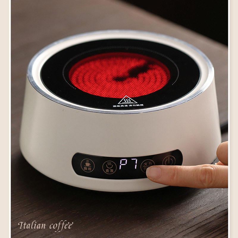 摩卡壶咖啡壶黑晶炉咖啡浓缩意式手冲咖啡家用新款小泡茶炉煮茶器,淘宝优惠券,粉丝福利购,淘宝优惠卷