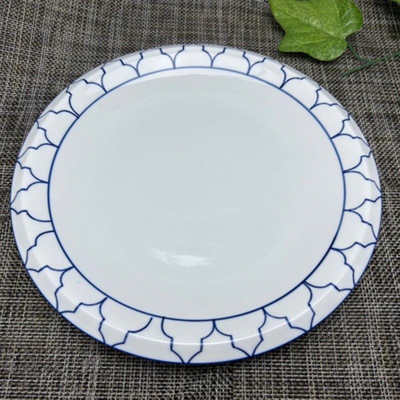 牛排陶瓷圆形西餐盘子菜盘家用碟子酒店浅盘菜碟商用炒菜盘大圆盘,淘宝优惠券,粉丝福利购,淘宝优惠卷