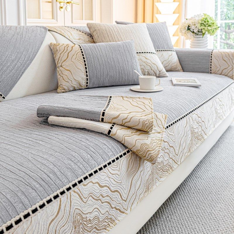 虹原风尚沙发垫四季通用2024新款雪尼尔防滑沙发套罩高级感盖布巾,淘宝优惠券,粉丝福利购,淘宝优惠卷