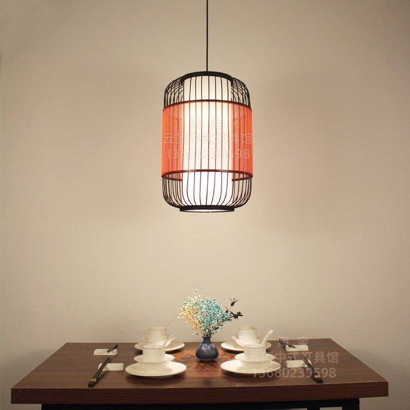 2024新款创意古典火锅店圆卡商用灯笼竹艺鸟笼餐桌餐饮吊灯设计师,淘宝优惠券,粉丝福利购,淘宝优惠卷