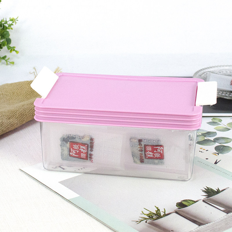 一斤装阿胶糕包装盒礼盒带扣塑料盒保鲜盒粉色盒阿胶糕包装袋空盒,淘宝优惠券,粉丝福利购,淘宝优惠卷