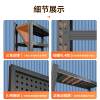 Heavy-duty shelves warehouse storage rack multi-layer storage rack with hole plate side hardware tool rack placement storage rack