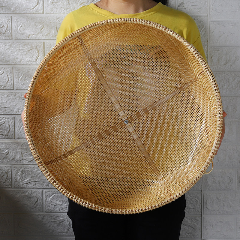 越南竹编餐桌罩大号菜罩防苍蝇罩子中式水果罩细孔饭菜罩竹制品,淘宝优惠券,粉丝福利购,淘宝优惠卷