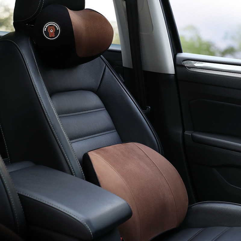 汽车头枕护颈枕颈椎枕脖子靠枕车用靠枕腰托车载座椅记忆棉腰靠垫,淘宝优惠券,粉丝福利购,淘宝优惠卷