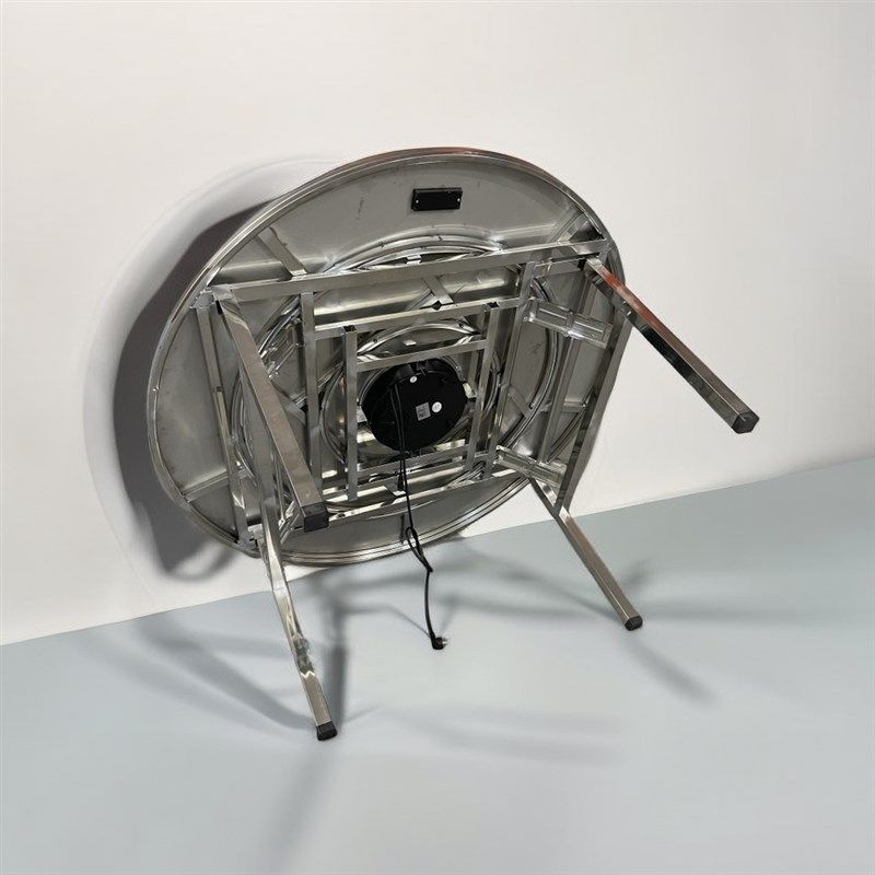 不锈钢圆桌火锅电磁炉一体内置转盘家用折叠餐桌圆形商用火锅桌子,淘宝优惠券,粉丝福利购,淘宝优惠卷