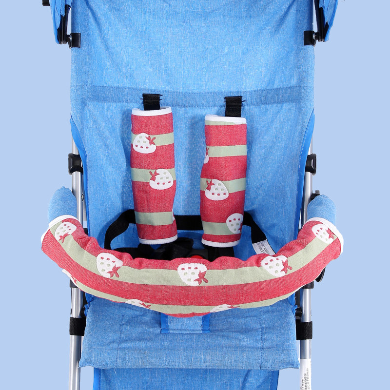 纯棉纱布婴儿车扶手保护套宝宝推车配件防护围栏咬咬口水巾围嘴,淘宝优惠券,粉丝福利购,淘宝优惠卷