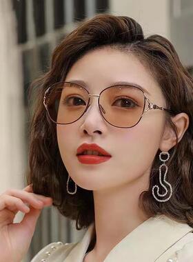 狂飙大嫂款太阳眼镜女2023年女士偏光抗UV太阳眼镜变色可配近视眼