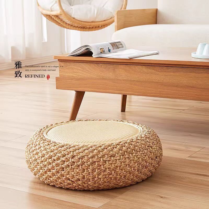 Cross-border rattan futon cushion B&B tatami living room cushion floor meditation cushion tea room bay window futon