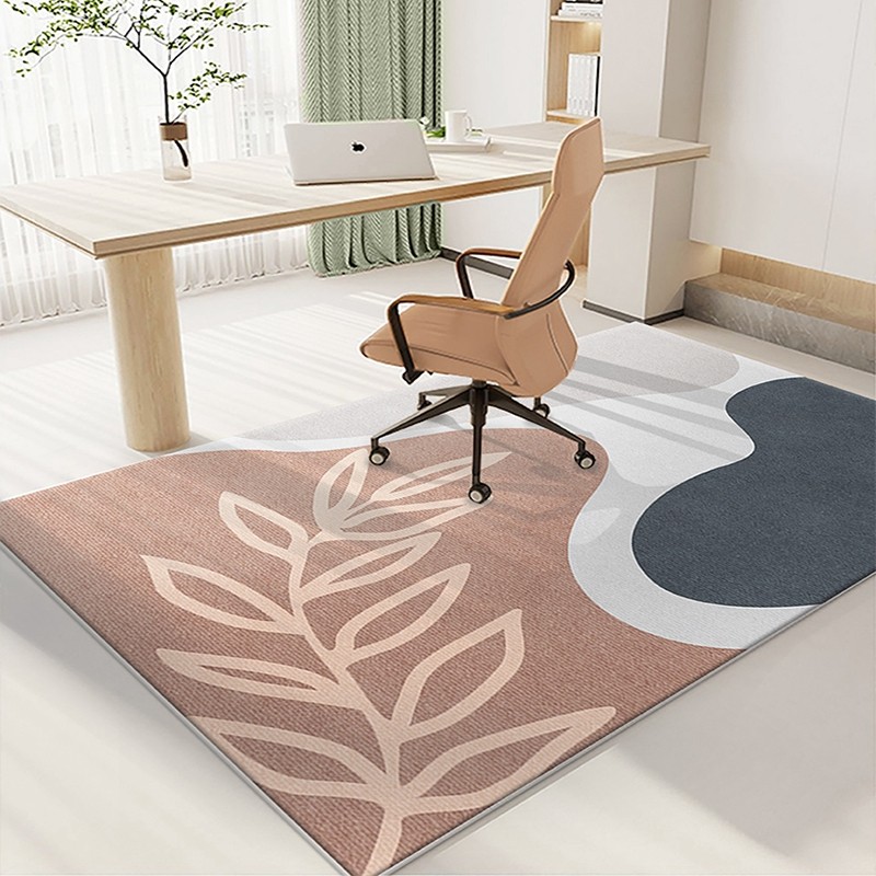 Computer chair floor mat bedroom no-maintenance carpet rectangular study chair swivel chair desk floor protection mat