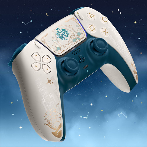 全新国行索尼PS5手柄原神限定版 原装PlayStation5手柄 ds5无线蓝牙控制器 DualSense 支持PS5/PC STEAM - 图2