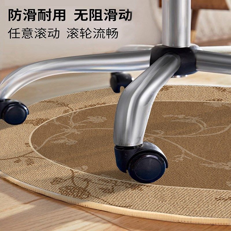 2024新款学习写字书桌椅子地垫子办公室电脑电竞桌椅静音防磨地毯,淘宝优惠券,粉丝福利购,淘宝优惠卷