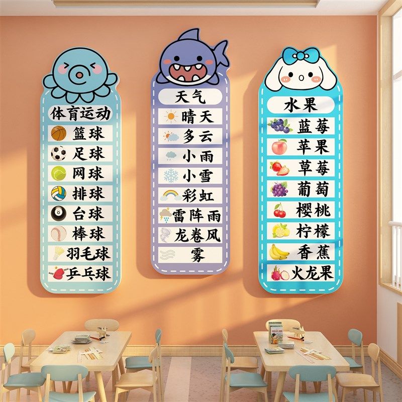 幼儿园墙面装饰环创主题成品绘本馆英语教室文化设计布置互动乐区,淘宝优惠券,粉丝福利购,淘宝优惠卷