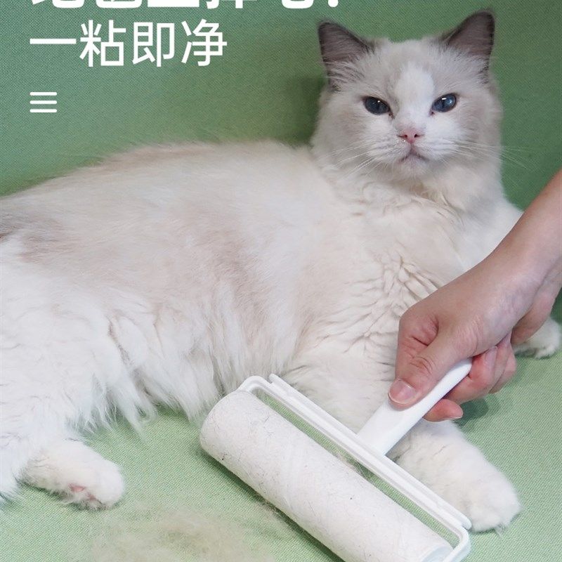 美丽雅粘毛器可撕式滚筒毡滚刷家用除尘纸衣物黏沾宠物狗猫毛卷纸,淘宝优惠券,粉丝福利购,淘宝优惠卷