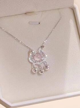 小红书推荐双层蝴蝶荆棘之环项链情侣套装ins轻奢小众设计高级感