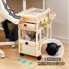 Dopamine under table storage box hole board spelled bean storage shelf living room drawer type floor-standing removable storage push