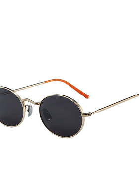 纯钛复古椭圆框偏光防晒女太阳镜