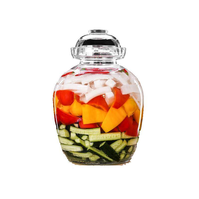 川渝泡菜坛子家用玻璃密封罐腌制咸菜瓶辣椒罐子大号食品级酸菜缸,淘宝优惠券,粉丝福利购,淘宝优惠卷