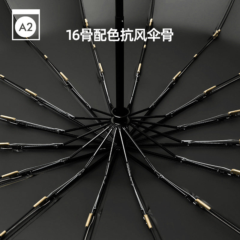 菲诺16骨全自动雨伞女超大号加固结实抗风暴专用黑胶晴雨两用双人,淘宝优惠券,粉丝福利购,淘宝优惠卷