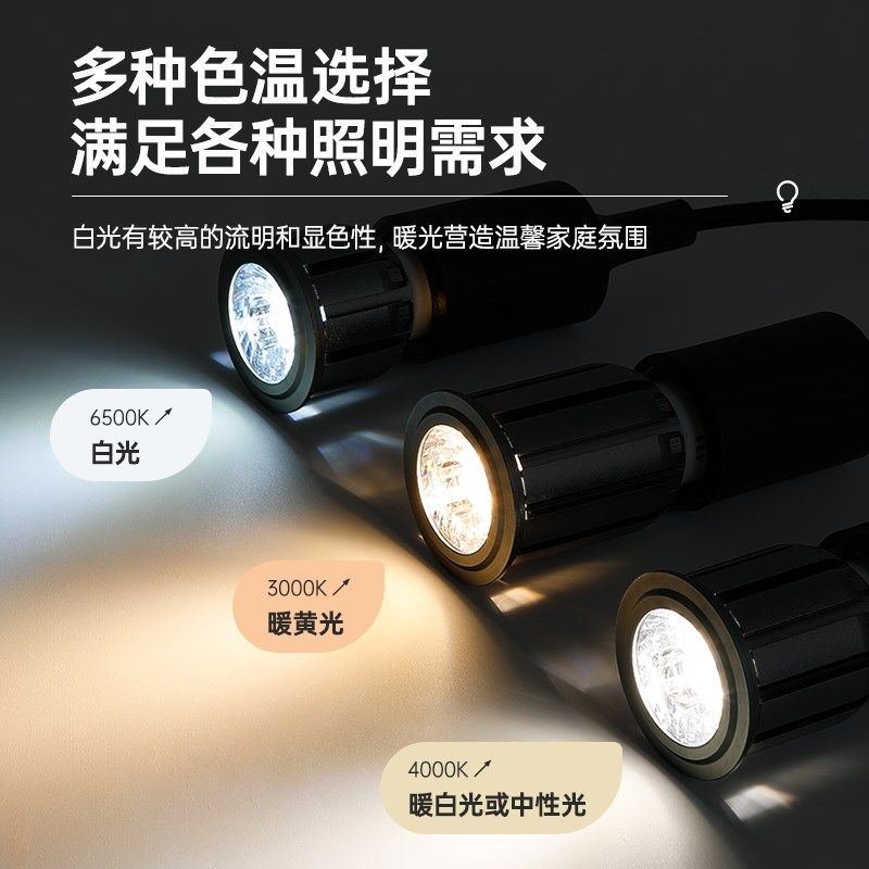 LED聚光射灯E27螺口透镜灯杯e14暖黄光餐桌氛围照明GU10插口灯泡,淘宝优惠券,粉丝福利购,淘宝优惠卷