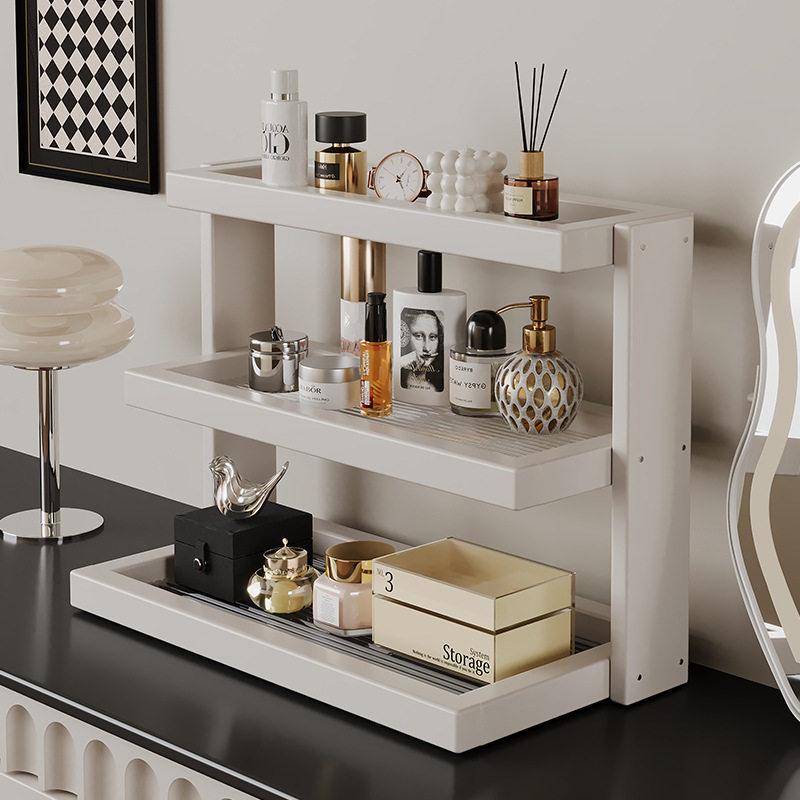 Desktop storage rack for tea cups and tea sets