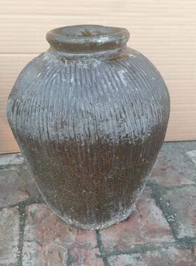 民俗老物件怀旧收藏农村摆件老罐子老酒罐子坛子影视道具装饰杂项