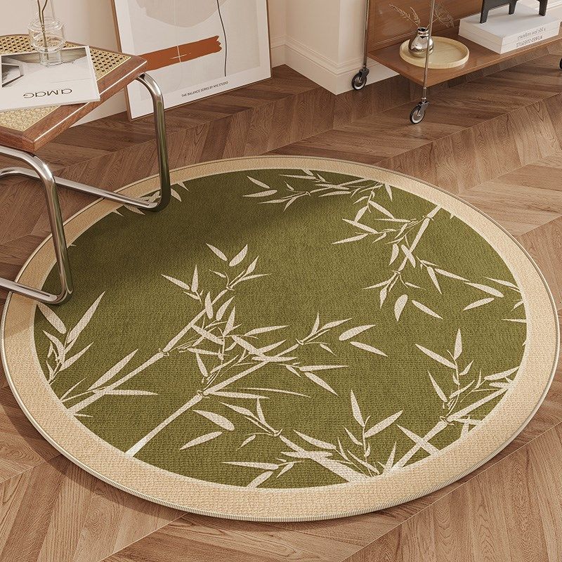 圆形地毯书房卧室电脑椅客厅沙发梳妆台复古摇摇椅垫子转椅地垫,淘宝优惠券,粉丝福利购,淘宝优惠卷