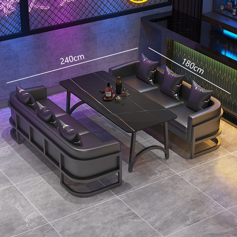 复古酒吧桌椅组合清吧工业风餐馆小酒馆咖啡厅烧烤店餐桌卡座沙发,淘宝优惠券,粉丝福利购,淘宝优惠卷