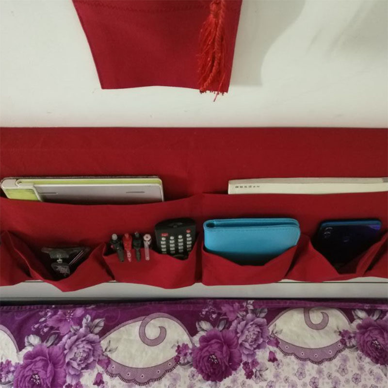 床头罩床头套罩木床头收纳袋挂袋放手机遥控器麻棉布防尘罩保护套,淘宝优惠券,粉丝福利购,淘宝优惠卷