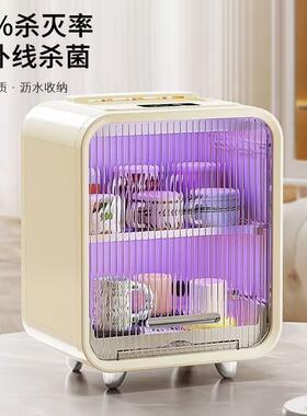 家用婴儿奶瓶沥水架消毒带盖碗筷辅食工具消毒柜收纳箱水杯置物架