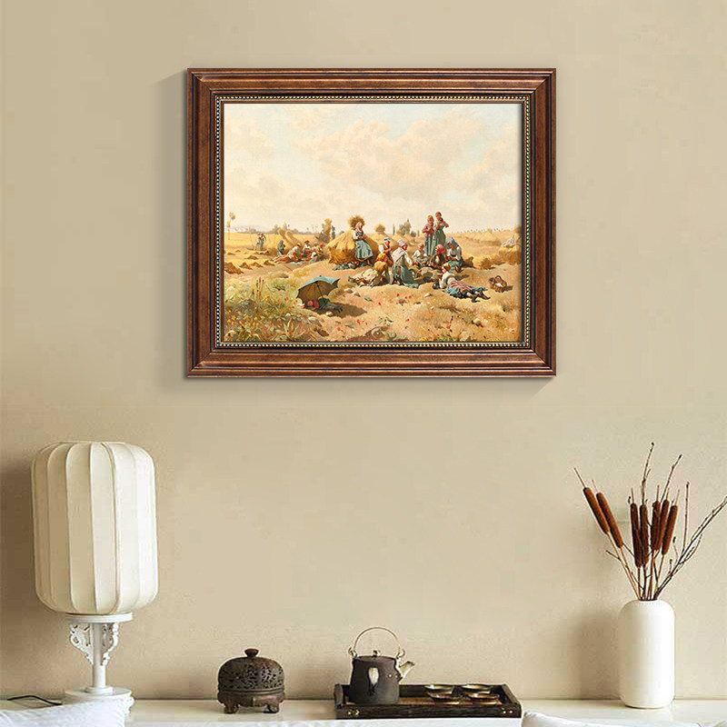 欧式风景油画客厅山水沙发背景墙餐厅饭厅挂画美式走廊过道装饰画,淘宝优惠券,粉丝福利购,淘宝优惠卷