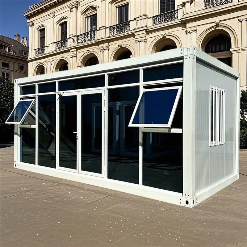 小型集装箱移动房户外快拼彩钢可拆卸工地简易房屋办公室活动板房,淘宝优惠券,粉丝福利购,淘宝优惠卷