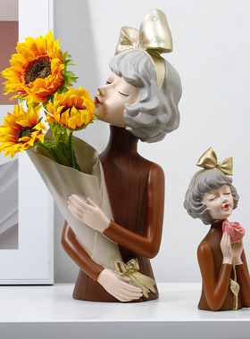 泡泡女孩创意开业送礼搬家礼物乔迁新居结婚礼物送新人礼品摆件