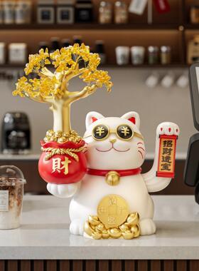 招财宝猫收集二维码饰品店铺收银前台自动招手招财宝猫新店开业礼
