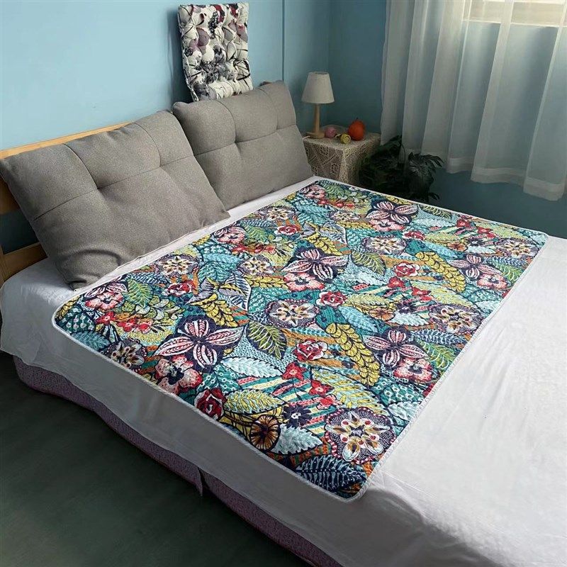 男士隔脏垫双面纯棉防油防汗床单保护垫夹棉床盖可机洗100*150cm,淘宝优惠券,粉丝福利购,淘宝优惠卷