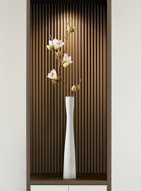 玄关装饰摆件电视柜细高细长花瓶家居饰品客厅柜子干花艺术高级感