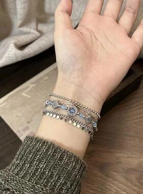 异域古风神秘感串珠流苏手錬小众设计感复古精致苗疆配饰女