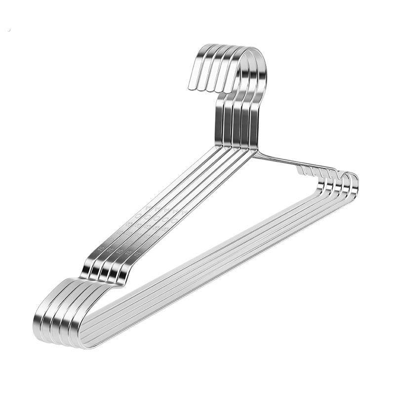 不锈钢衣架加厚加宽扁条晾衣架家用挂衣加粗加大实心衣挂钩衣服架,淘宝优惠券,粉丝福利购,淘宝优惠卷