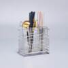 Stainless steel chopstick cage household kitchen chopstick storage box chopstick barrel wall-mounted chopstick rack drain chopstick basket cage