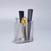 Stainless steel chopstick cage household kitchen chopstick storage box chopstick barrel wall-mounted chopstick rack drain chopstick basket cage